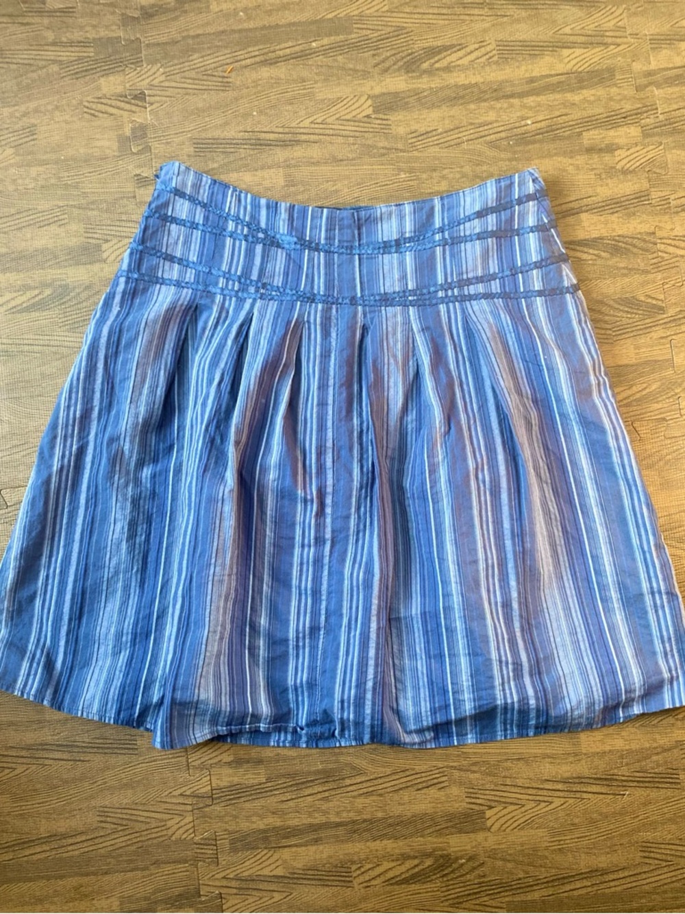 Blue Striped Women’s Skirt